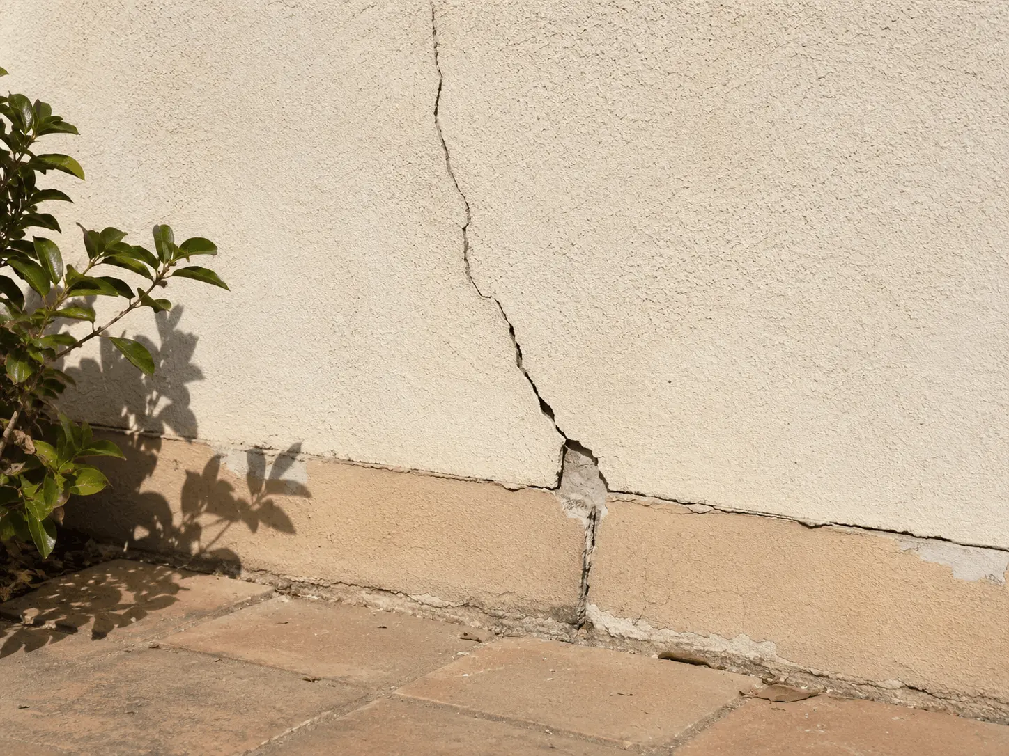 Inspección de Grieta en los Cimientos de un Chalet en El Campello: Qué Indica una Grieta Diagonal