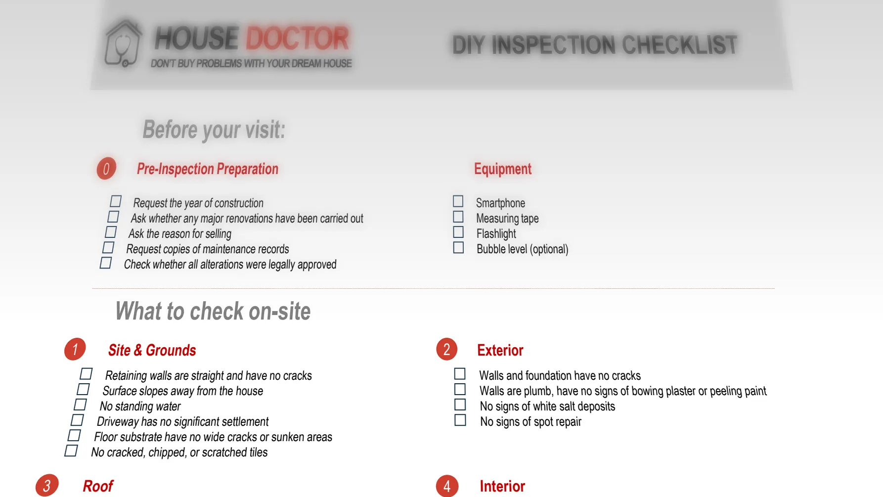 Lista de Verificación para Inspección de Vivienda (DIY)