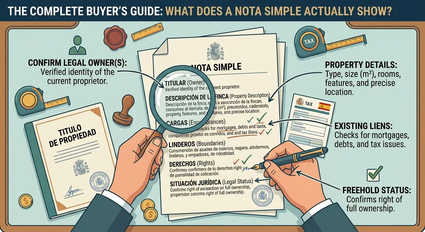 What Does a Nota Simple Actually Show?